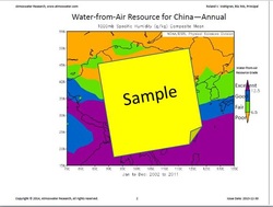 Sample page from the Atlas of the Water-from-Air Resource for China 