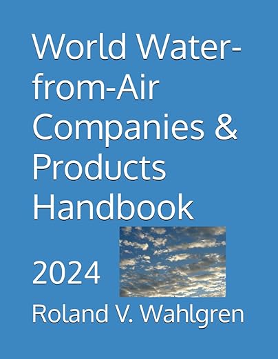 Picture of front cover of World Water-from-Air Companies & Products Handbook.