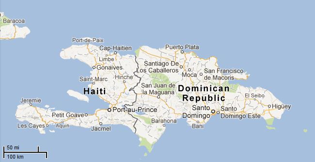 Picture: Dominican Republic map