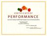 Certificate of Performance from InnoCentive